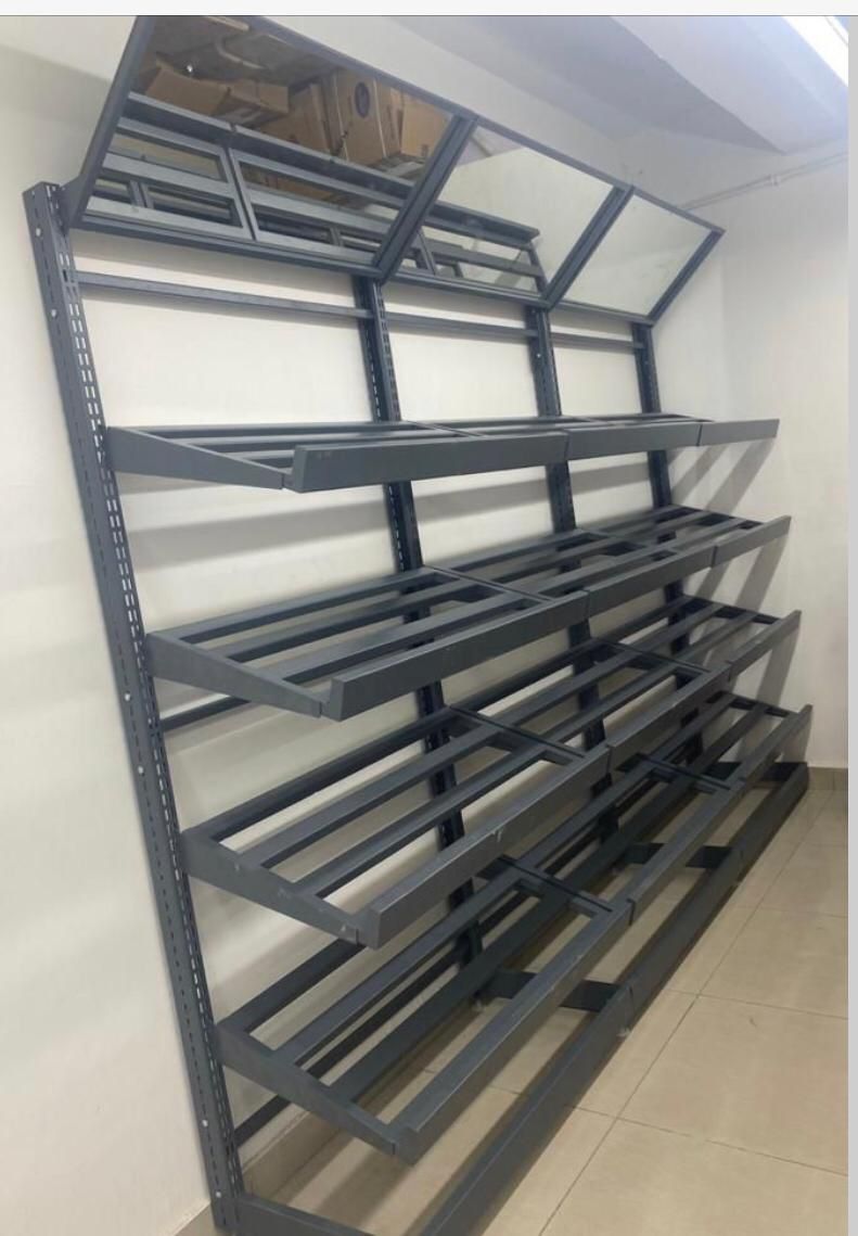 fruits and vegetable racks