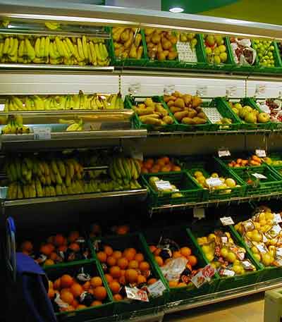 Fruits & Vegetable Racks, Supermarket Racks Suppliers in Delhi